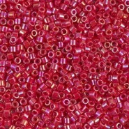 Miyuki delica Perlen 10/0 - Opaque red ab DBM-162